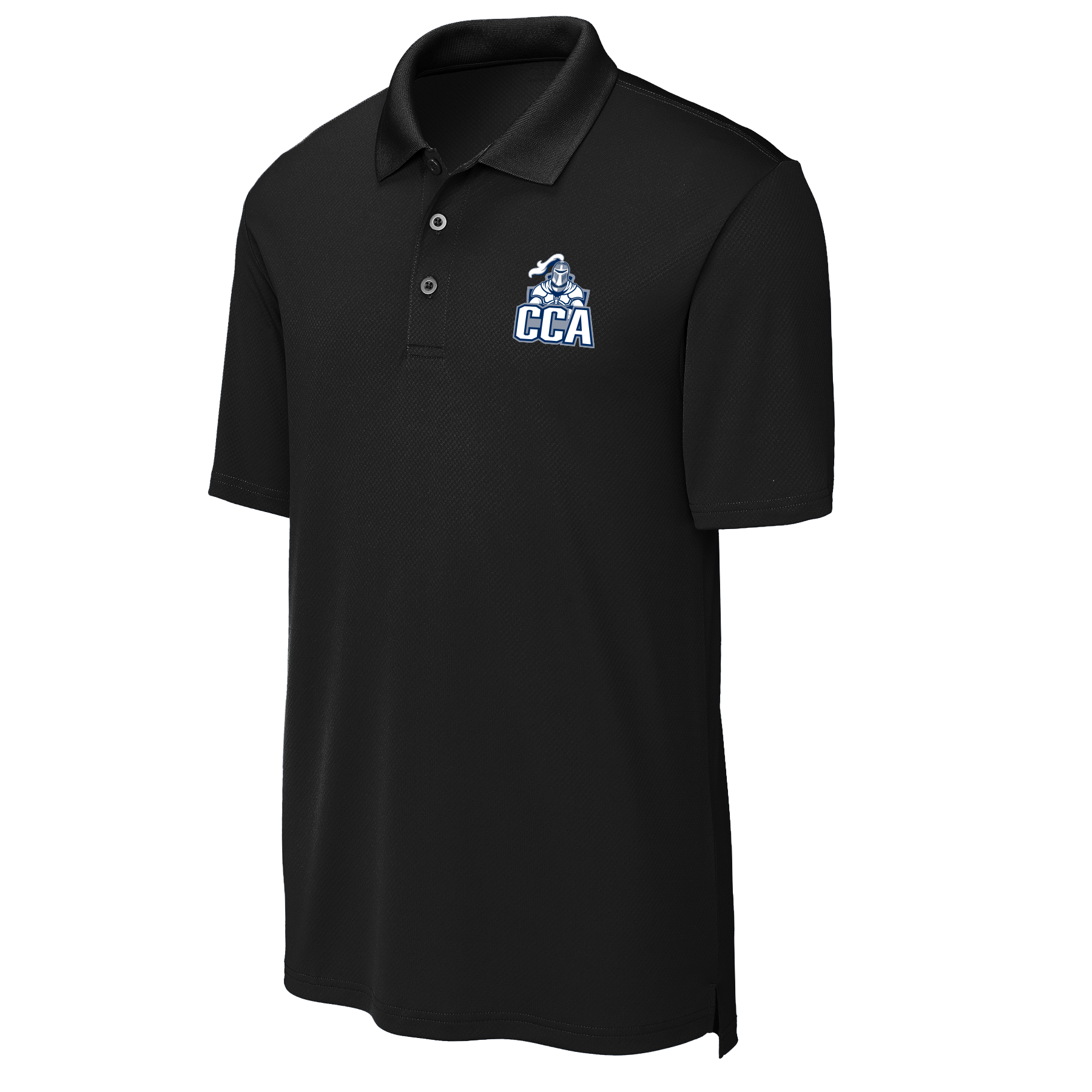 CCA Classic Black Polo