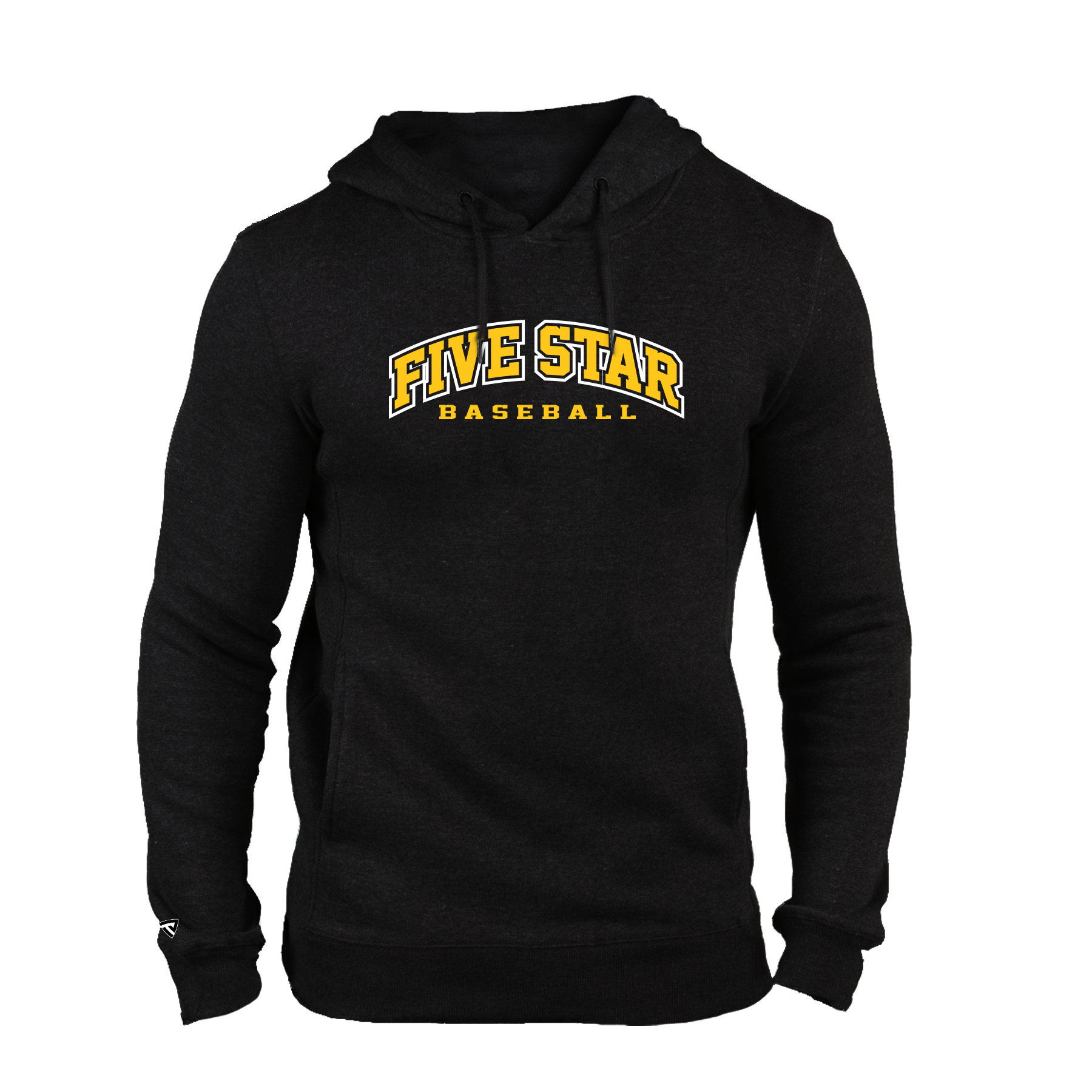 Five Star Baseball Black Hoodie