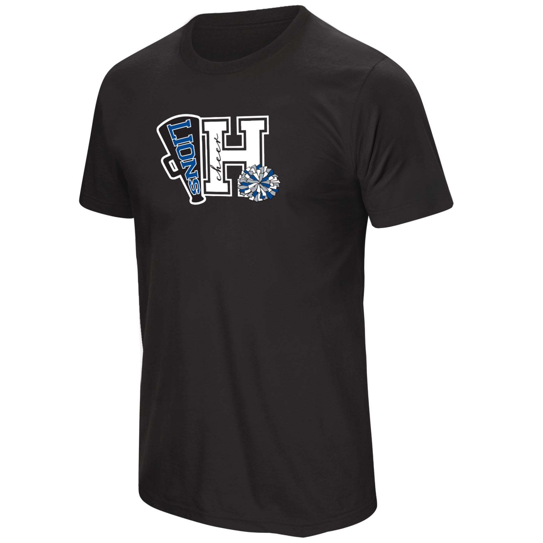 HCA Cheer Chant Black Tee