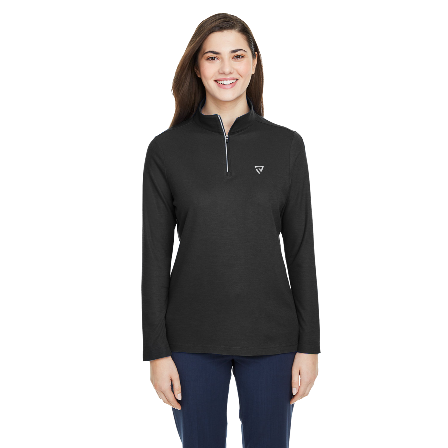 Women's True Victory Black Quarter Zip