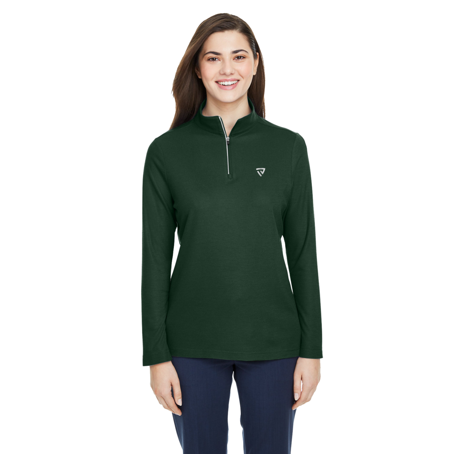 Women's True Victory Forest Green Quarter Zip