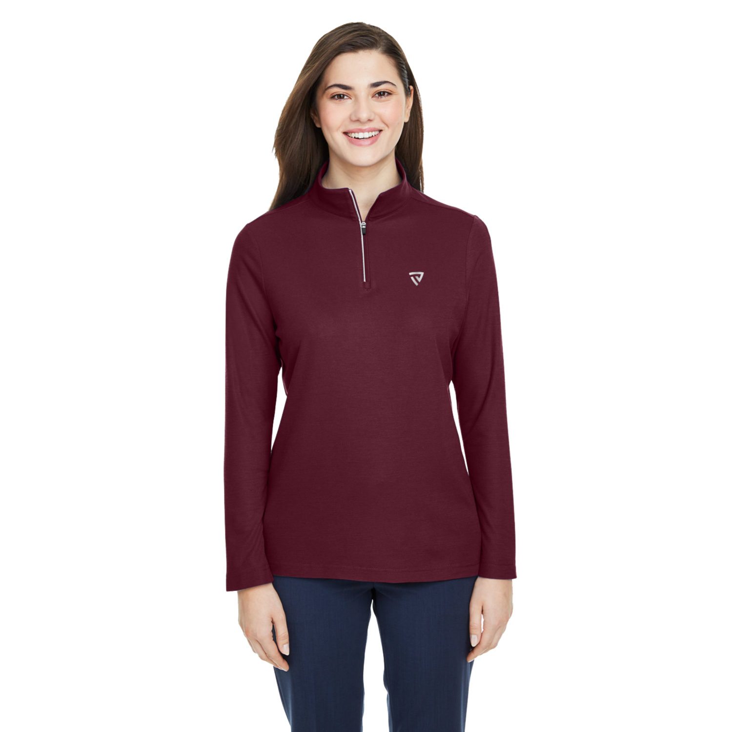 Women's True Victory Maroon Quarter Zip