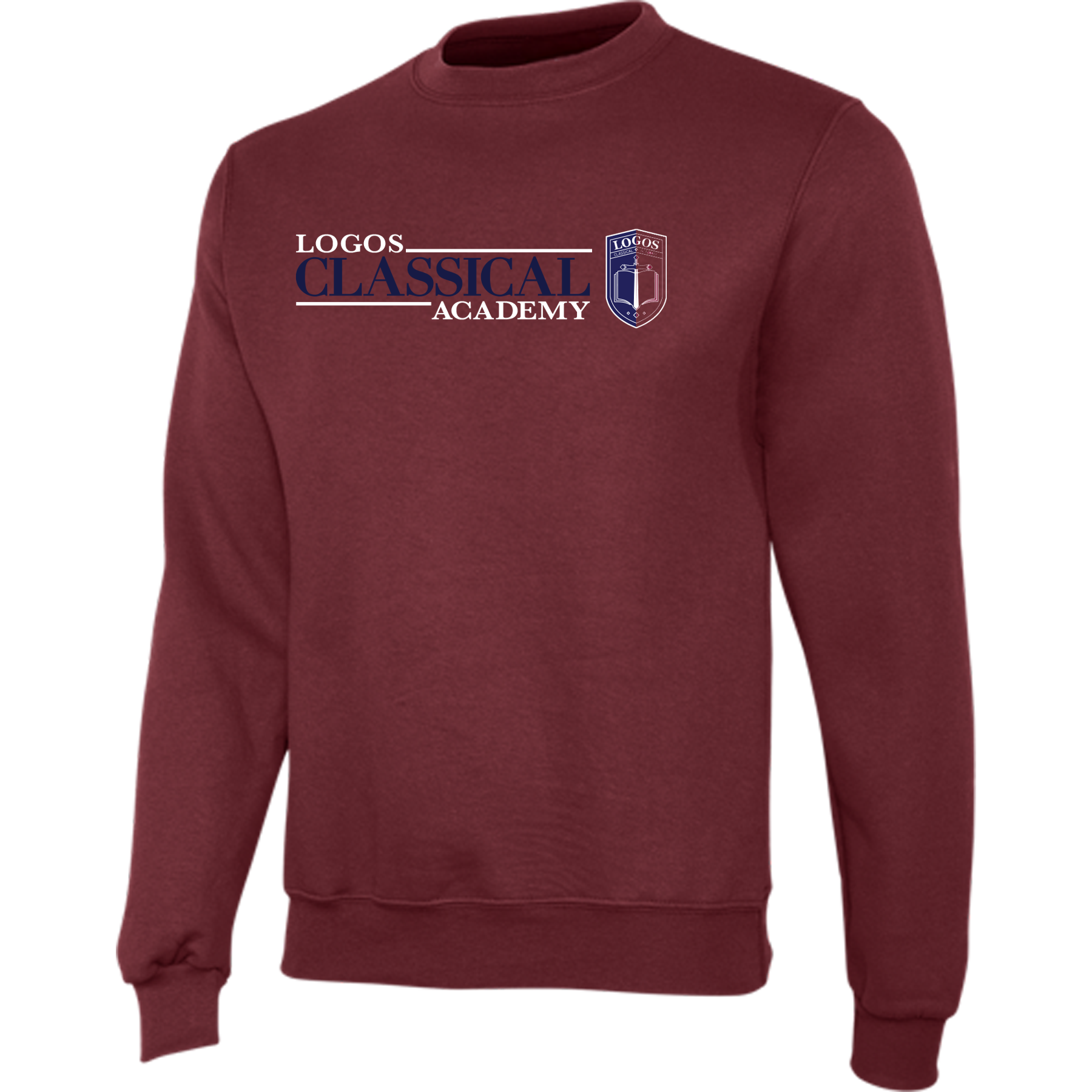 LCA Burgundy Crewneck Sweatshirt