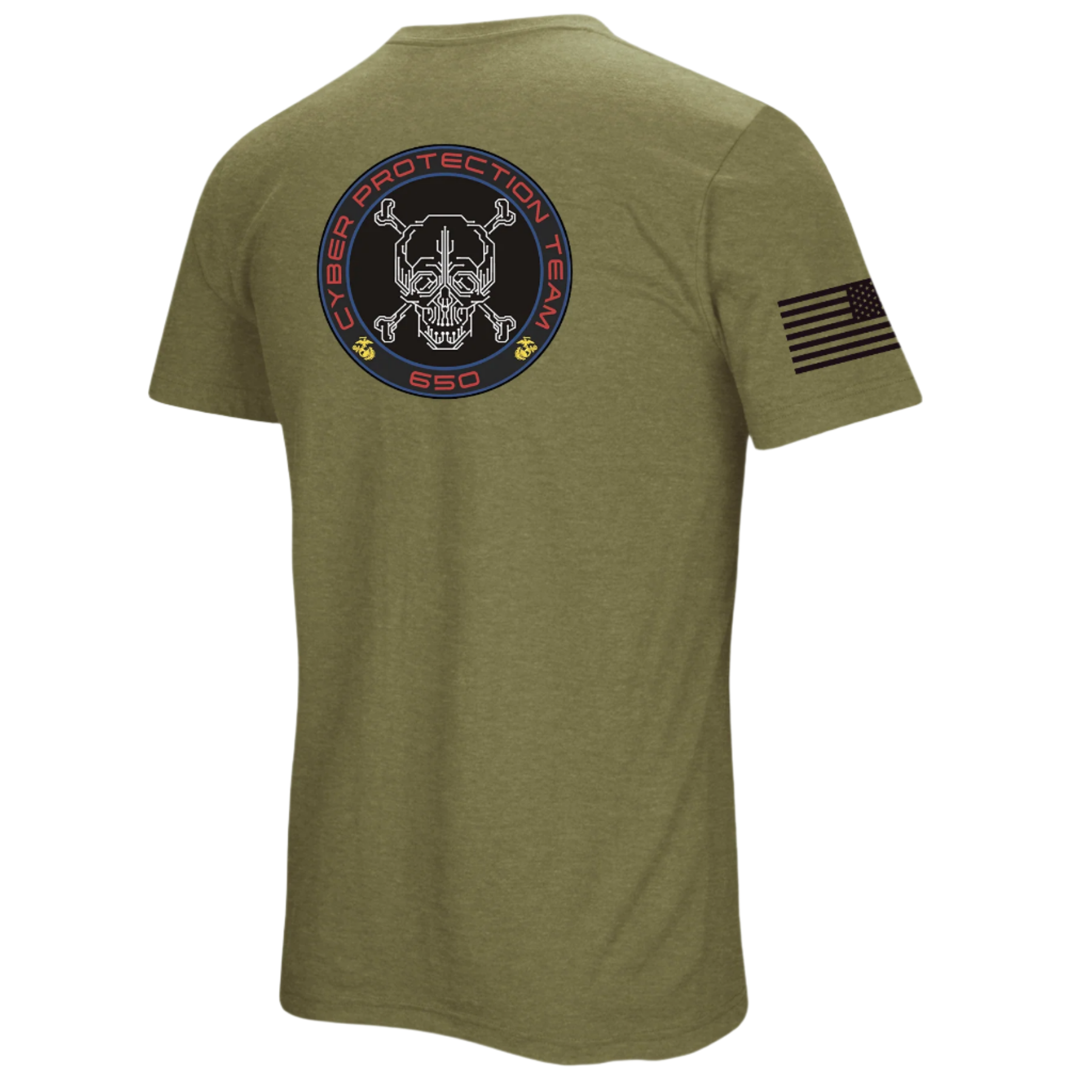 MCCOB 650th Military Green Tee