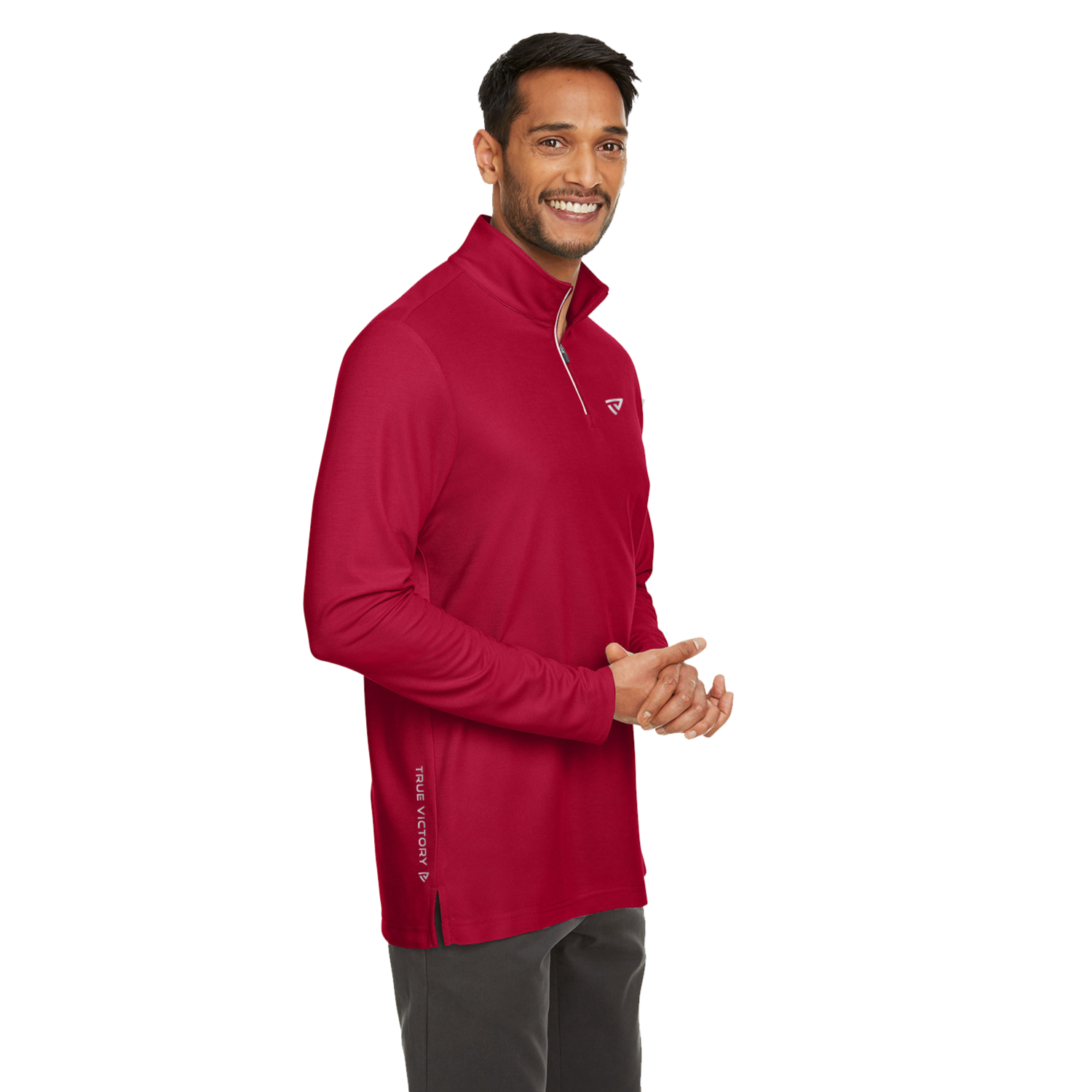 Men's True Victory Red Quarter Zip