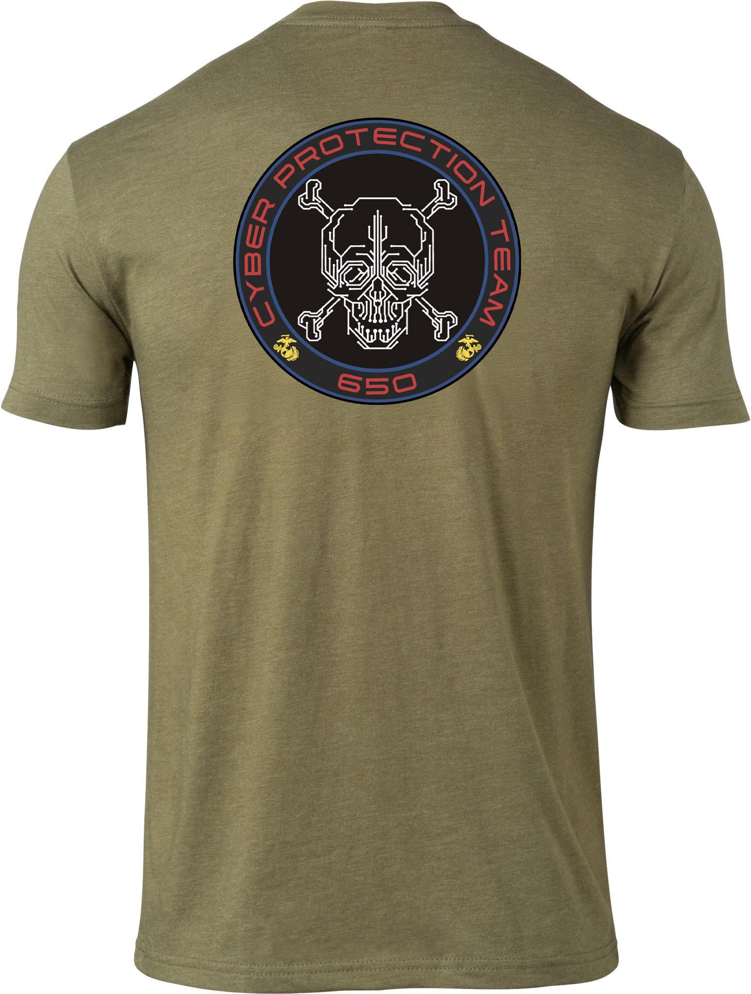 MCCOB 650th Military Green Tee