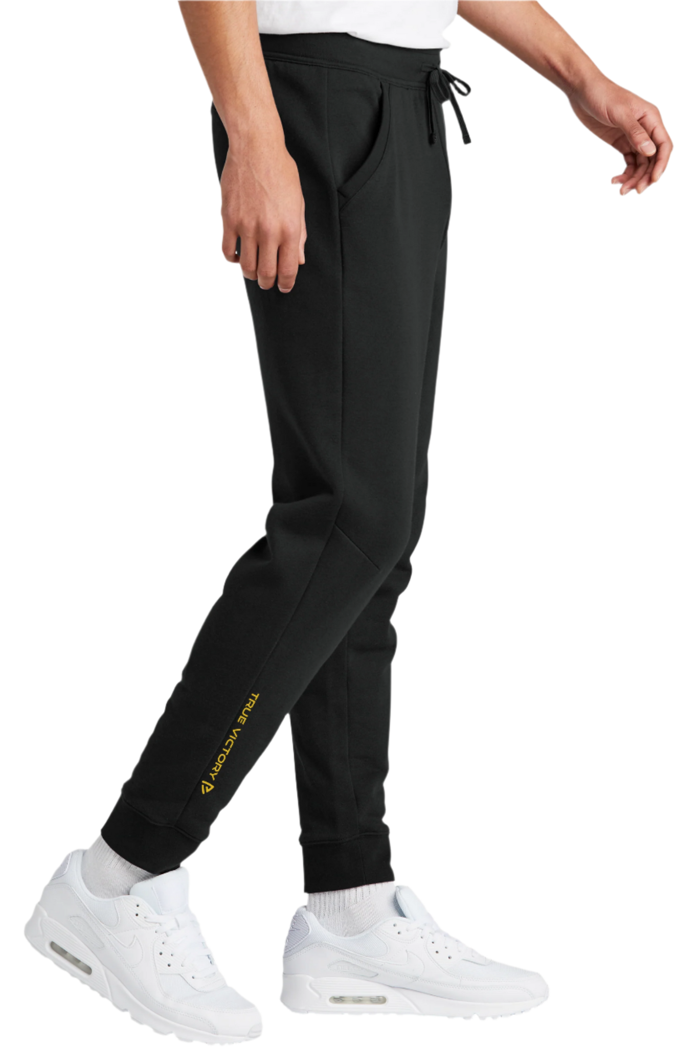 TCF True Fleece Black Joggers