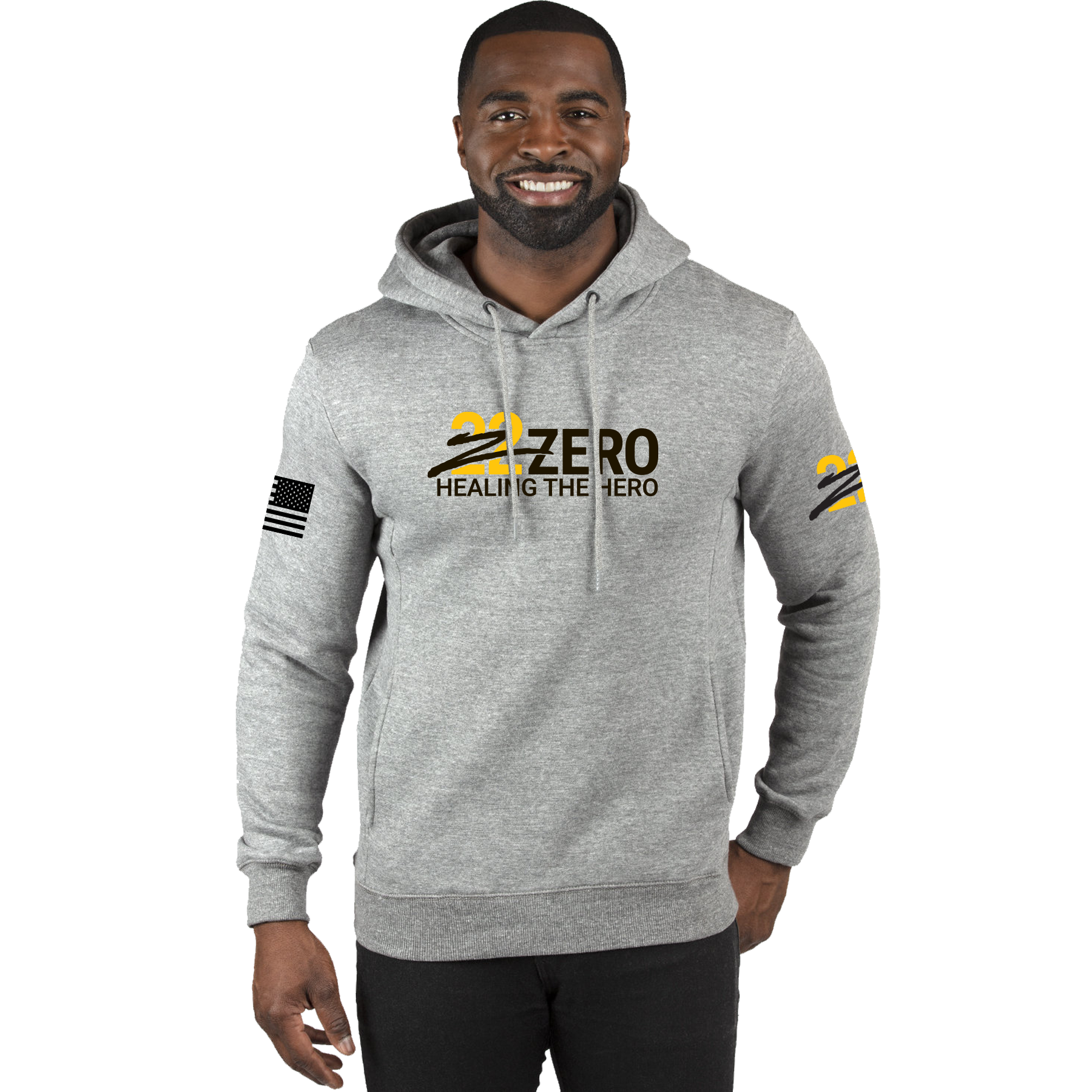 Healing the Hero Heather Gray Hoodie