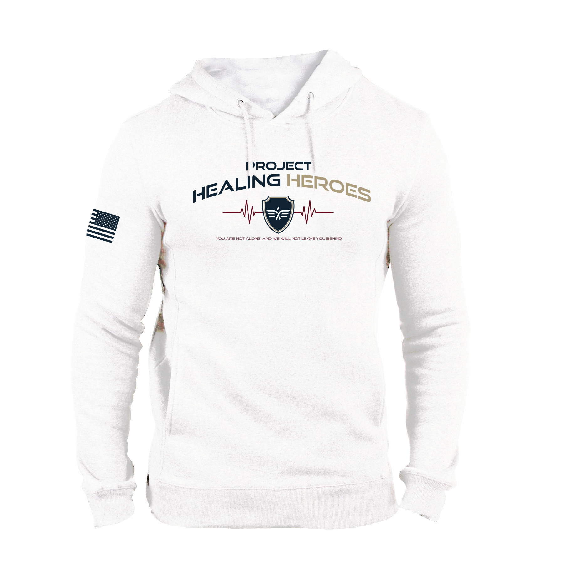 Project Healing Heroes Pulse White Hoodie