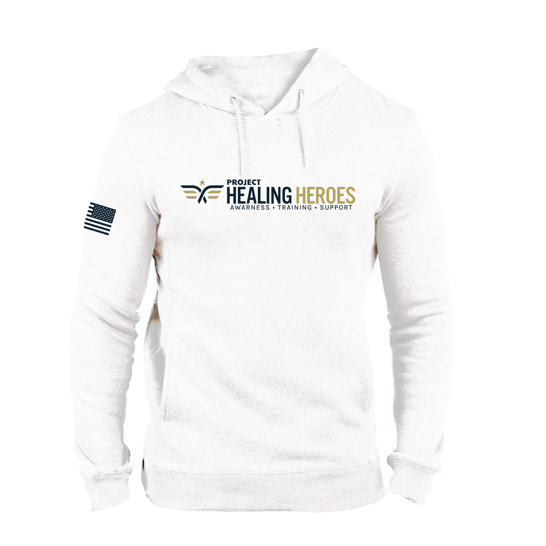 Project Healing Heroes White Hoodie