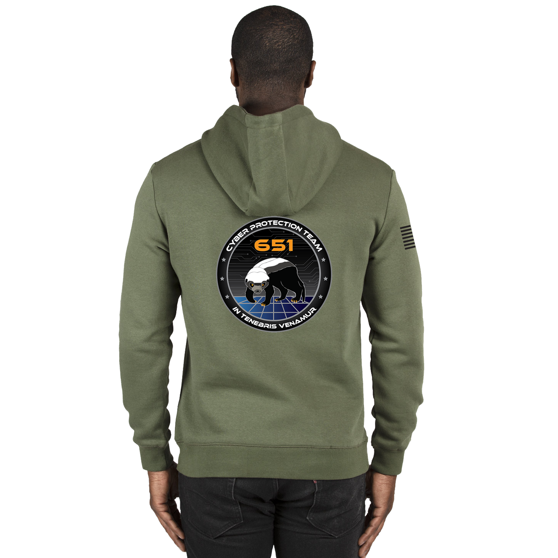 MCCOB 651st Military Green Hoodie