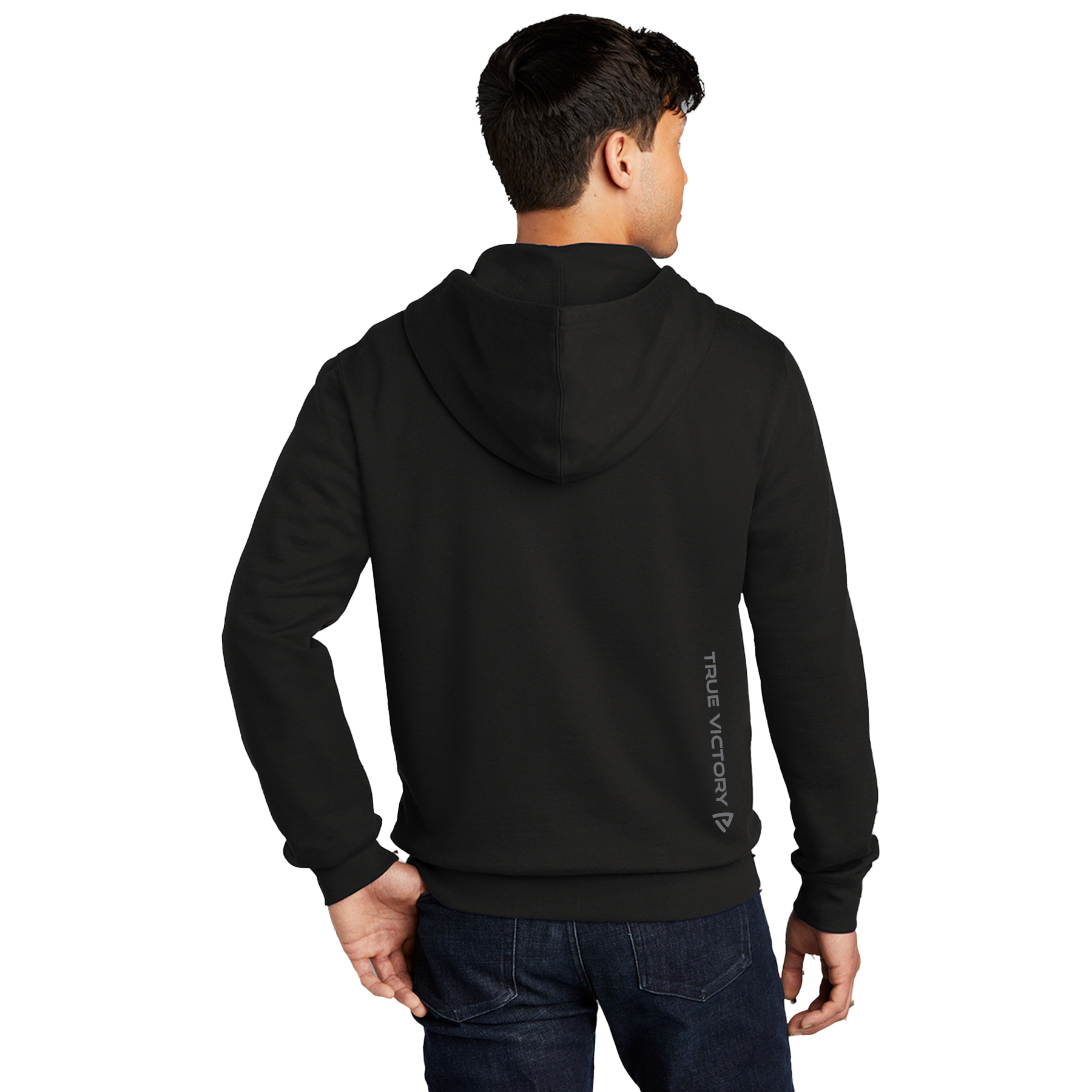 RU True Black Full Zip Hoodie