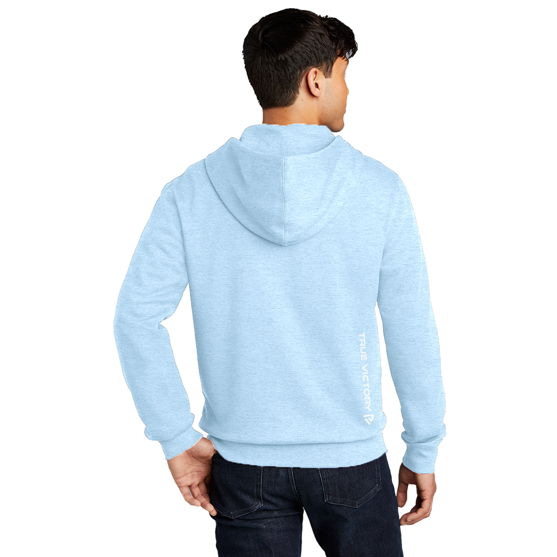 RU True Carolina Blue Full Zip Hoodie