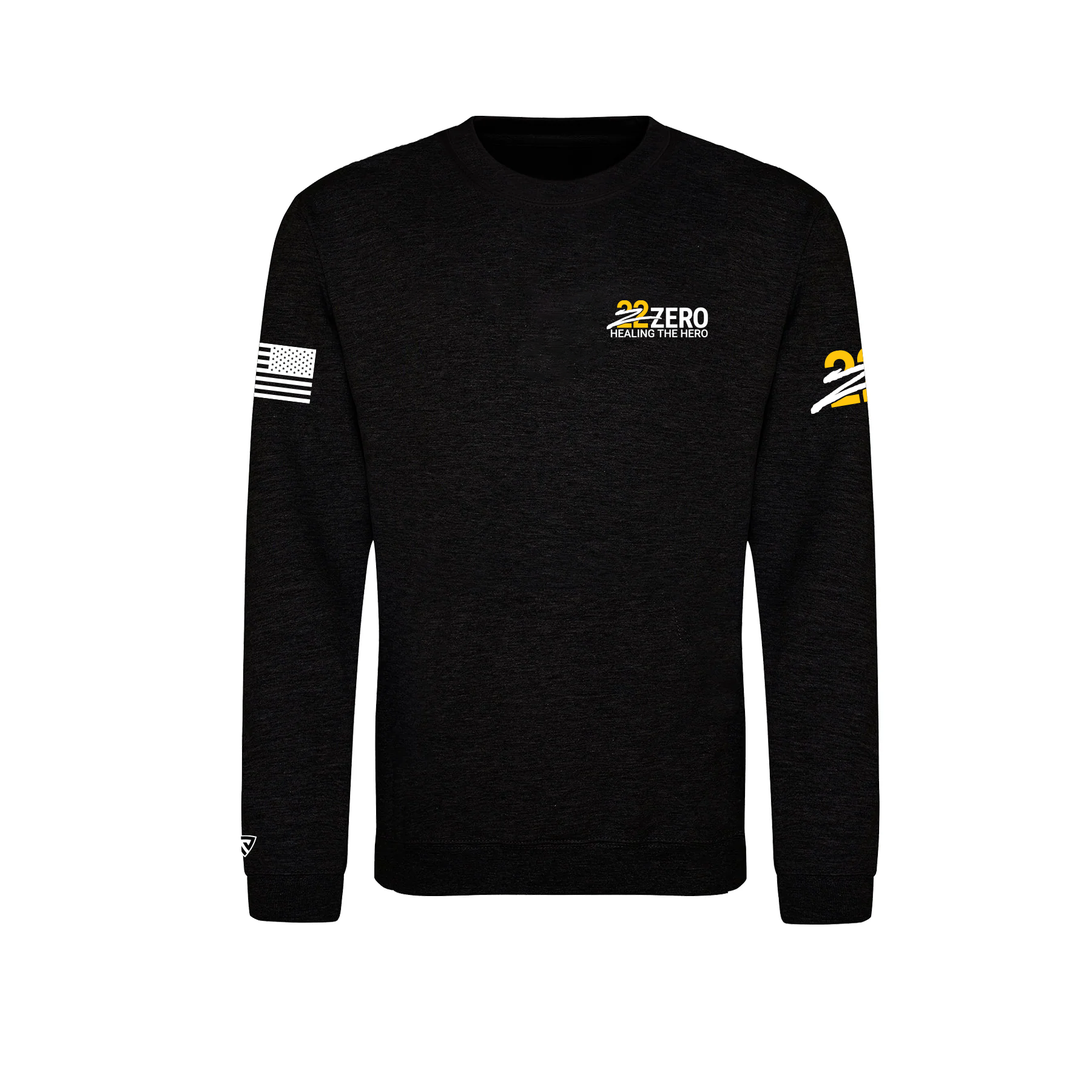 Healing the Hero Black Crewneck Sweatshirt