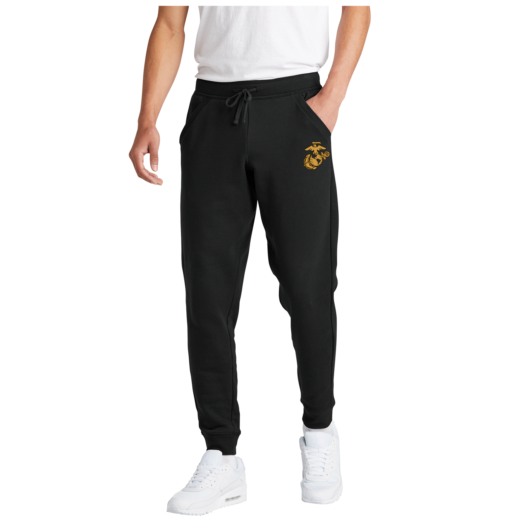 Marine Corps Black Joggers