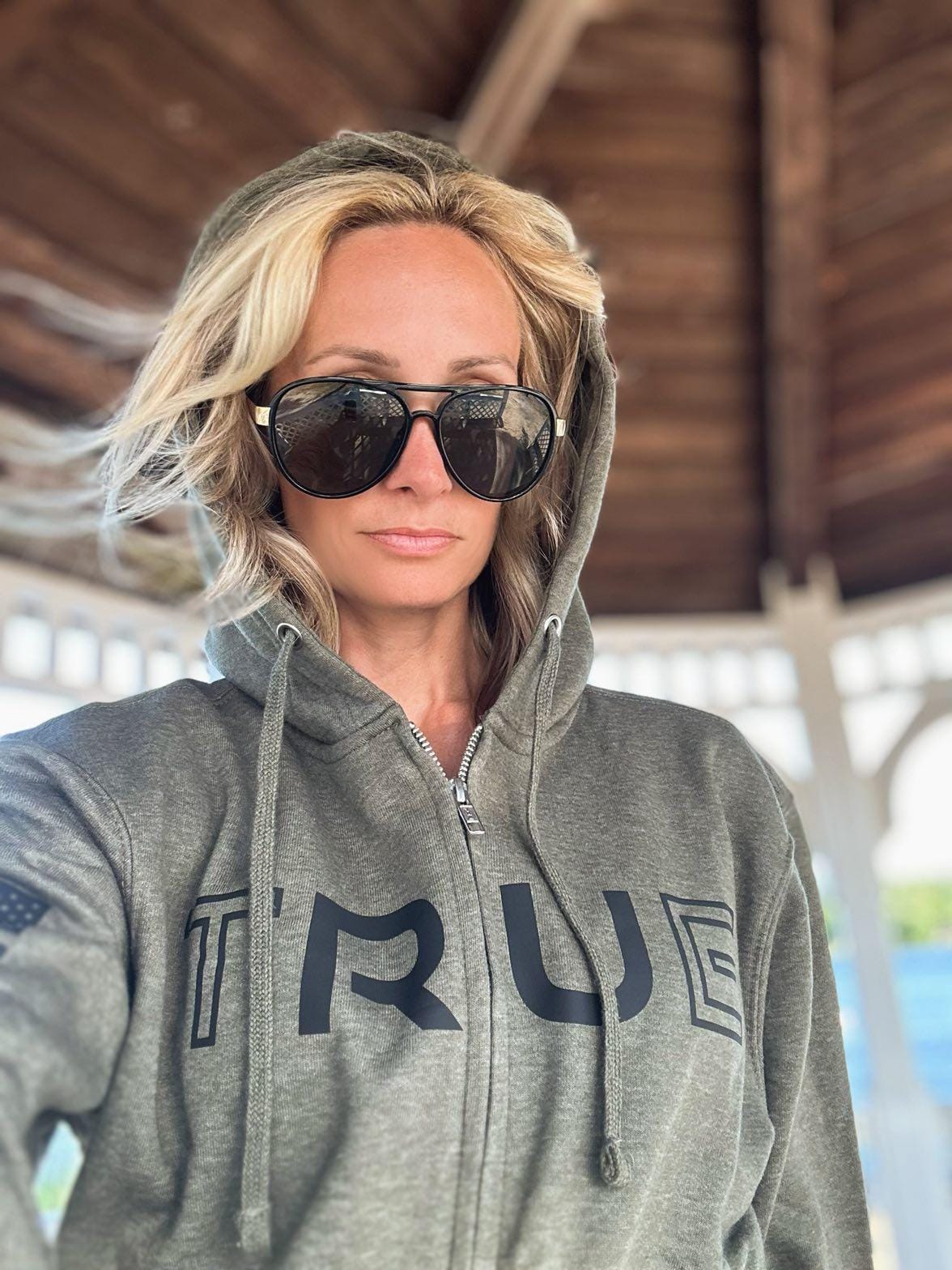 RU True Charcoal Full Zip Hoodie