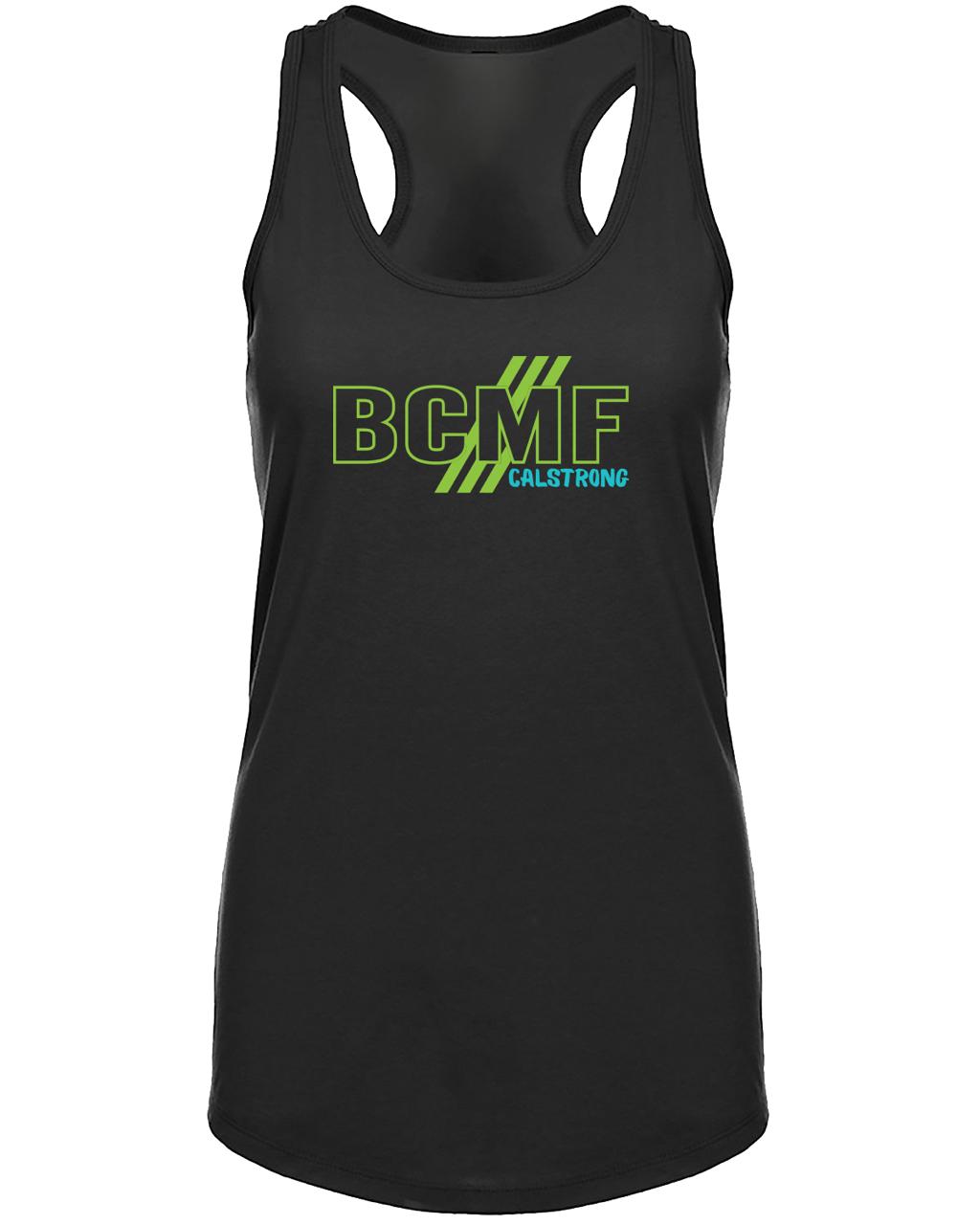 Women's BCMF Black Racerback Tank