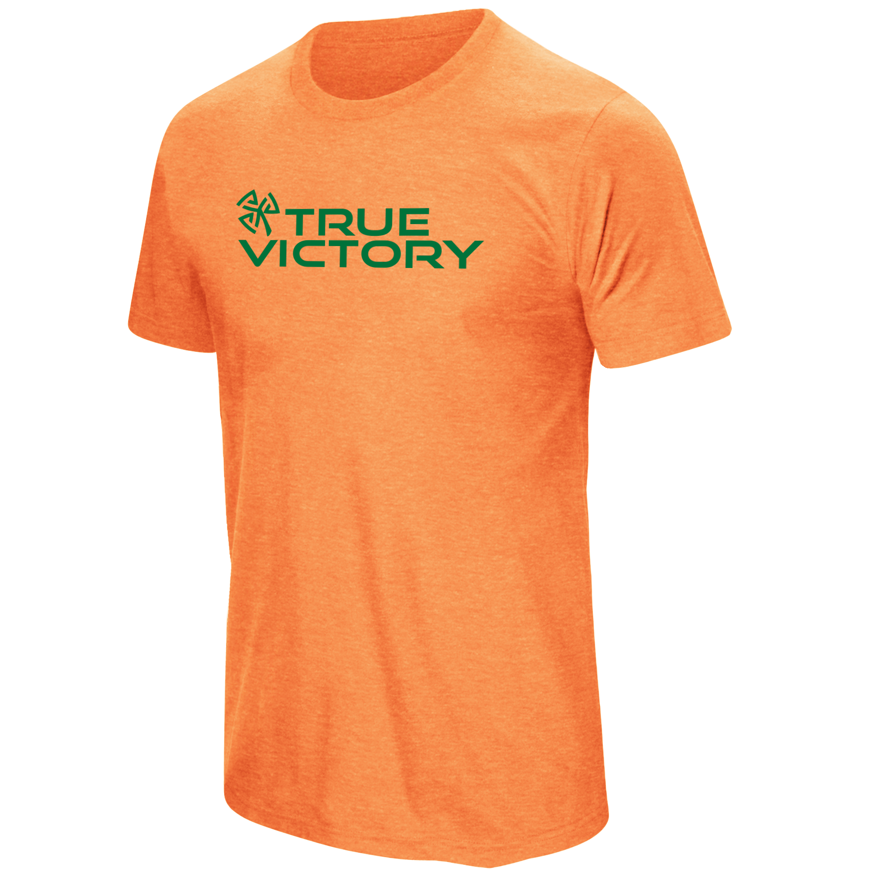 Men's Victorious Shamrock Orange Tee