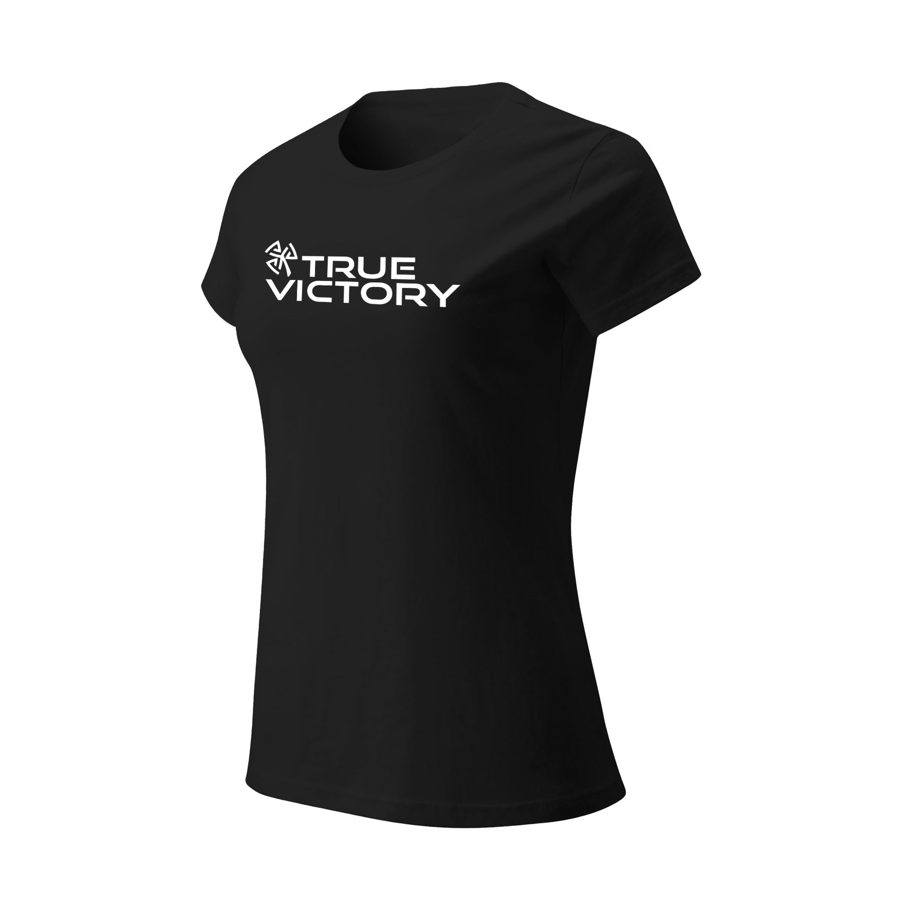 Women's Victorious Shamrock Black Tee