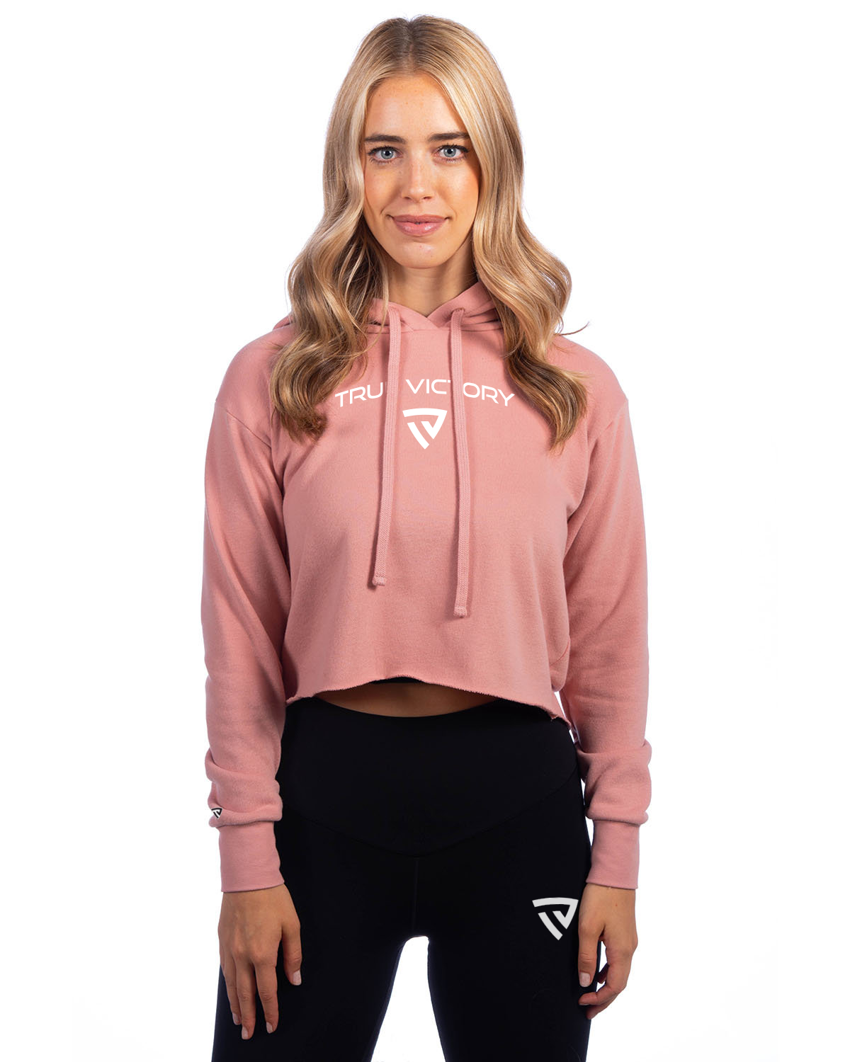 Pink cropped cheap hoodie victoria's secret